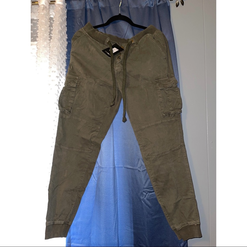 Olive green cargo pants